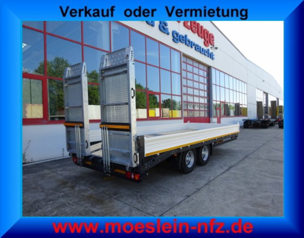 Möslein TTT 11-6,2 BR Weiß Tandemtieflader mit breiten RampenNeufahrzeug - Low loader trailer: picture 2 Möslein TTT 11-6,2 BR Weiß Tandemtieflader mit breiten RampenNeufahrzeug - Low loader trailer: picture 2