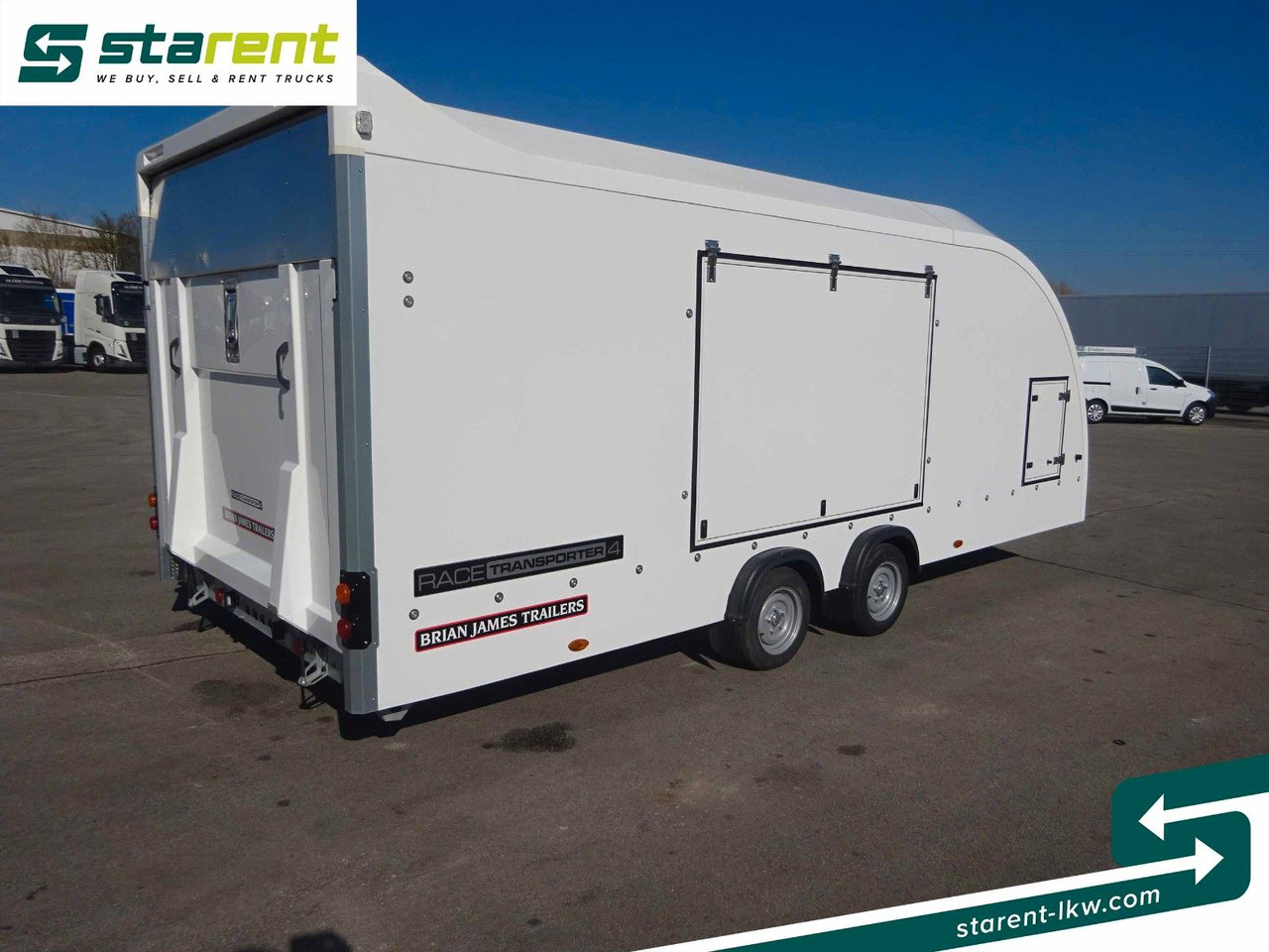 Autotransporter trailer Brian James Race Transporter 4, Seilwinde, Kippfunktion: picture 5