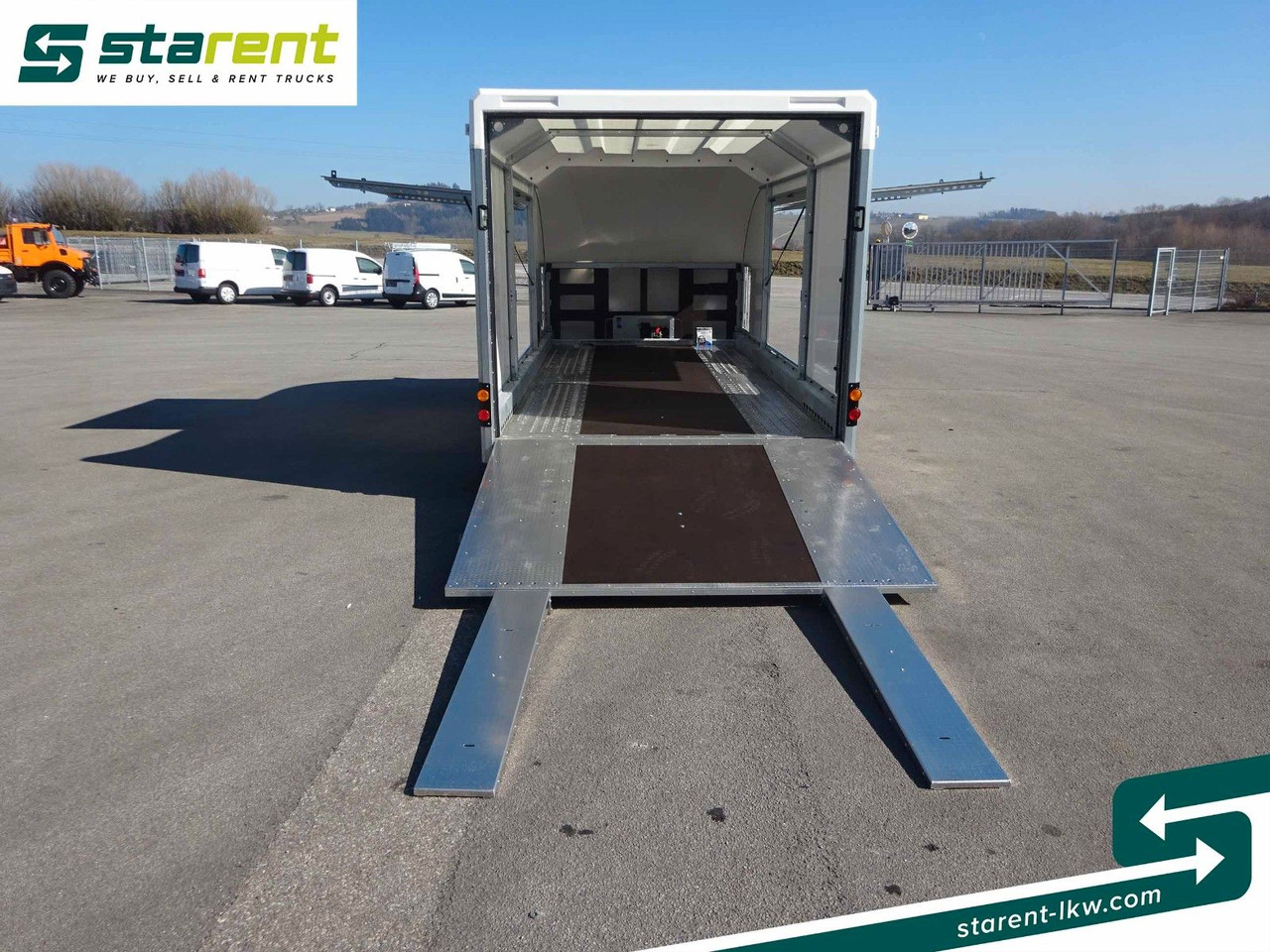 Autotransporter trailer Brian James Race Transporter 4, Seilwinde, Kippfunktion: picture 17