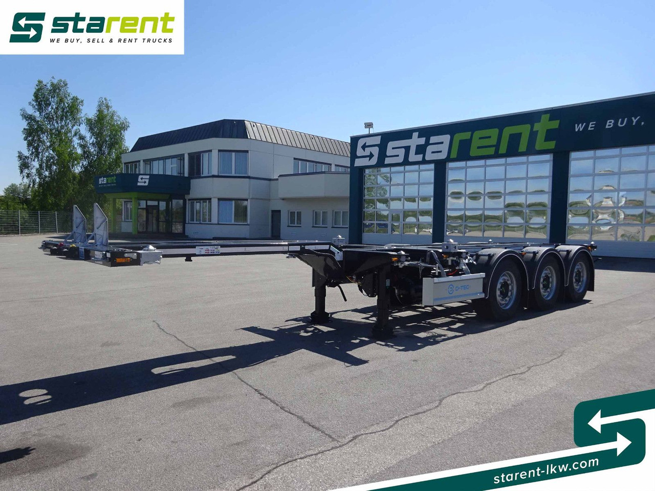 D-TEC Flexitrailer LS Containerchassis ADR, Liftachse - Container transporter/ Swap body semi-trailer: picture 1 D-TEC Flexitrailer LS Containerchassis ADR, Liftachse - Container transporter/ Swap body semi-trailer: picture 1