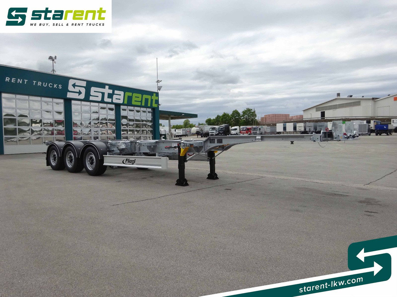 Fliegl Containerchassis ADR, 1x20/2x20/1x30/1x40/1x45 - Container transporter/ Swap body semi-trailer: picture 3 Fliegl Containerchassis ADR, 1x20/2x20/1x30/1x40/1x45 - Container transporter/ Swap body semi-trailer: picture 3