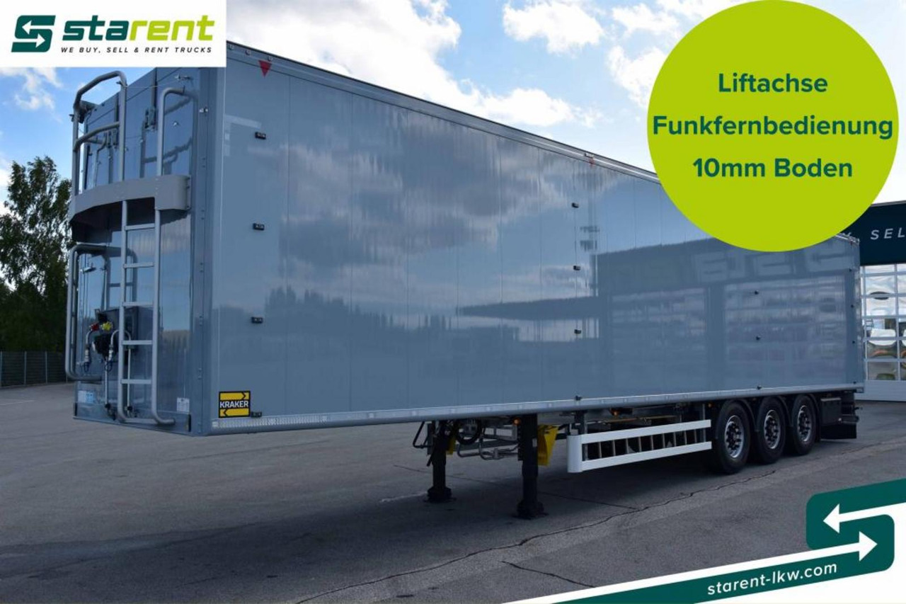 Kraker 10 mm 92m³ BPW-Achsen Funk. Verzinkt Liftachse - Walking floor semi-trailer: picture 1 Kraker 10 mm 92m³ BPW-Achsen Funk. Verzinkt Liftachse - Walking floor semi-trailer: picture 1