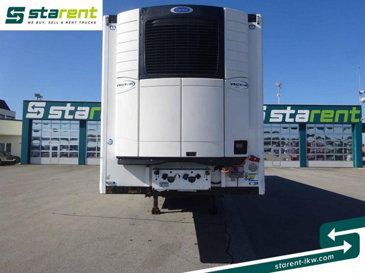 Krone Carrier Vector 1950 Doppelstock Liftachse Trennw. - Refrigerator semi-trailer: picture 2 Krone Carrier Vector 1950 Doppelstock Liftachse Trennw. - Refrigerator semi-trailer: picture 2