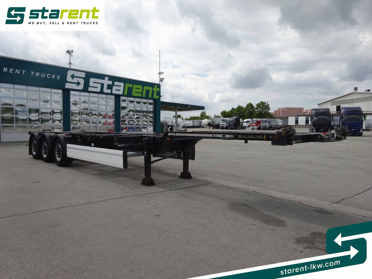 Krone Containerchassis 1x20/2x20/1x40/1x45, Liftachse - Container transporter/ Swap body semi-trailer: picture 3 Krone Containerchassis 1x20/2x20/1x40/1x45, Liftachse - Container transporter/ Swap body semi-trailer: picture 3