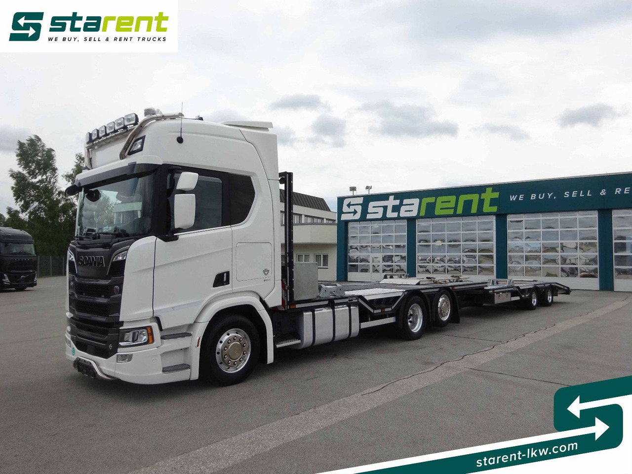 Scania R770 V8 Fahrzeugtransporter + Ziegler Anhänger - Autotransporter truck: picture 1 Scania R770 V8 Fahrzeugtransporter + Ziegler Anhänger - Autotransporter truck: picture 1