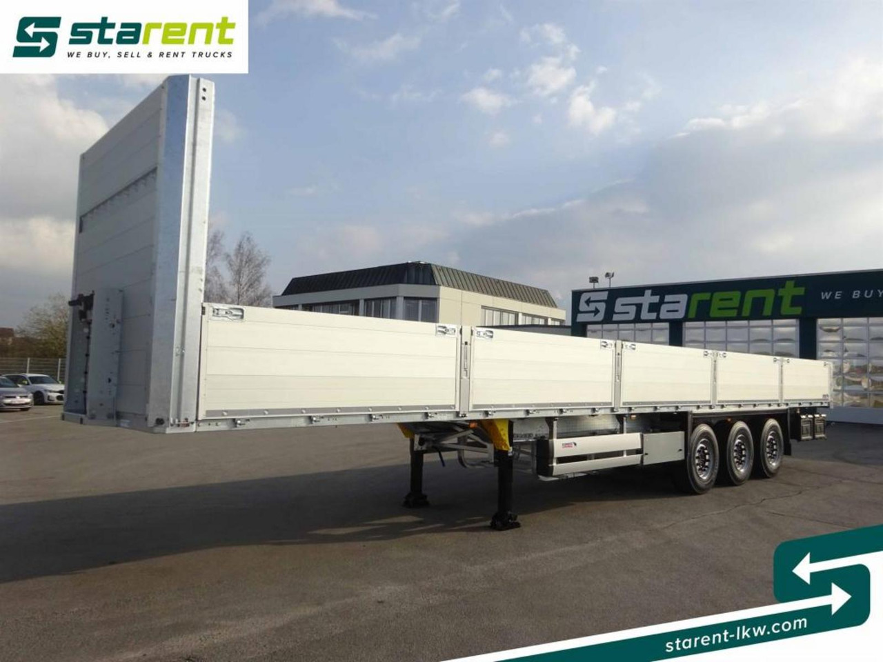 New Dropside/ Flatbed semi-trailer Schmitz SOFORT VERFÜGBAR, Baustoff-, Mega-, Varios-: picture 7
