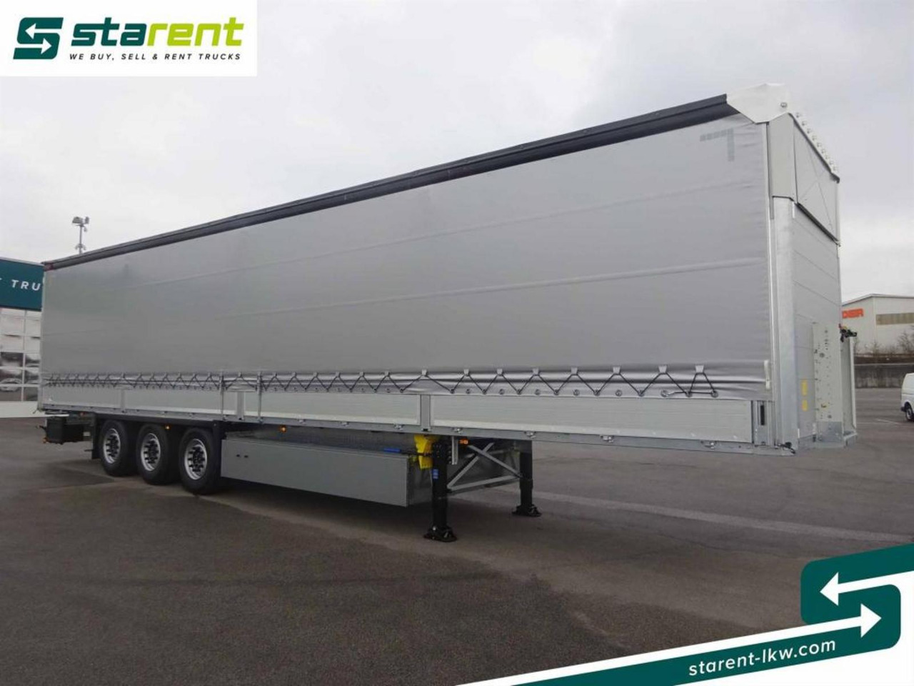 Schmitz Tautliner Bordwand 60cm Hubdach Liftachse Palka - Curtainsider semi-trailer: picture 3 Schmitz Tautliner Bordwand 60cm Hubdach Liftachse Palka - Curtainsider semi-trailer: picture 3