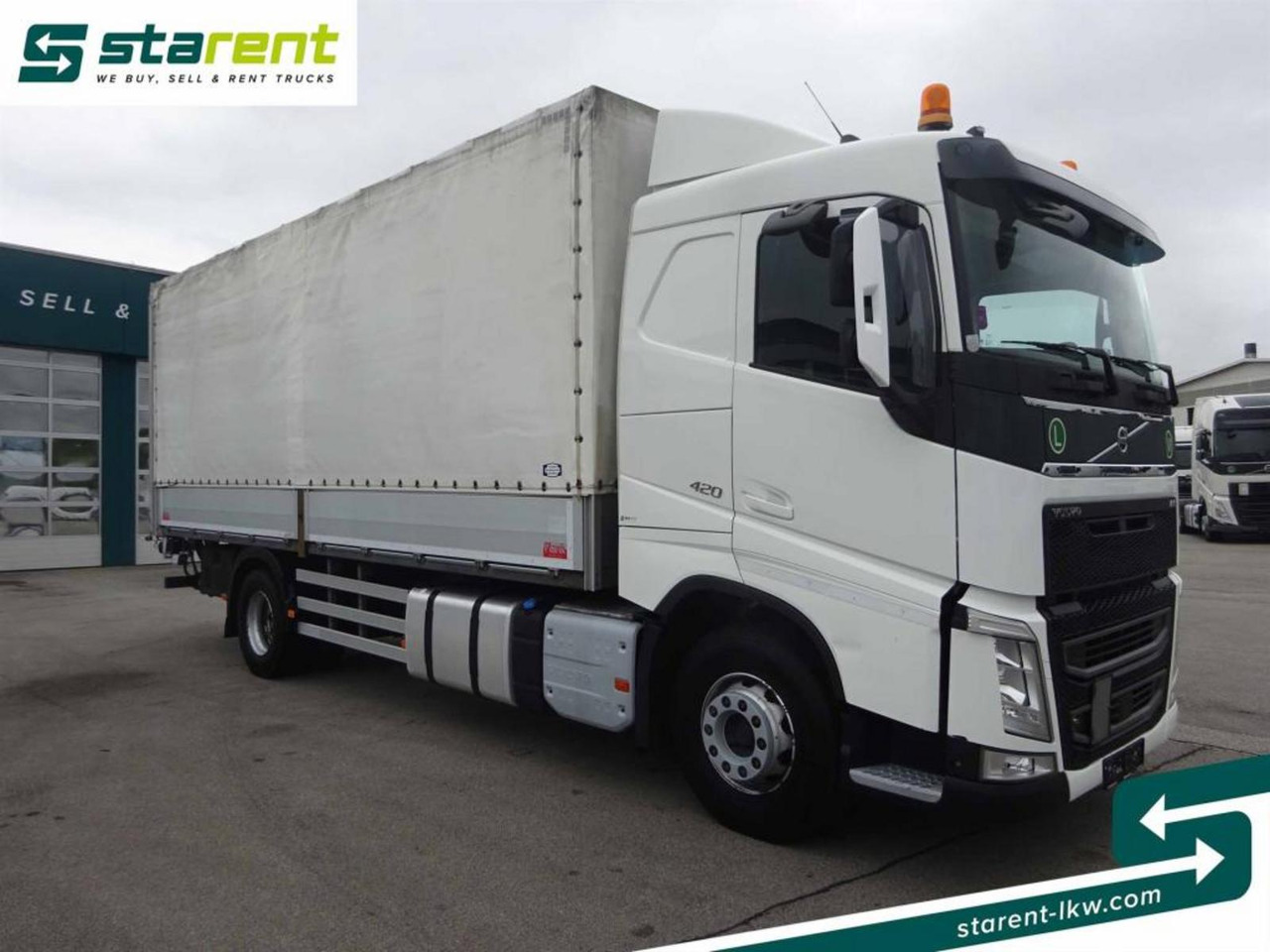 Volvo FH 420 Planenaufbau LBW 2000Kg Kamera Bett - Curtainsider truck: picture 3 Volvo FH 420 Planenaufbau LBW 2000Kg Kamera Bett - Curtainsider truck: picture 3