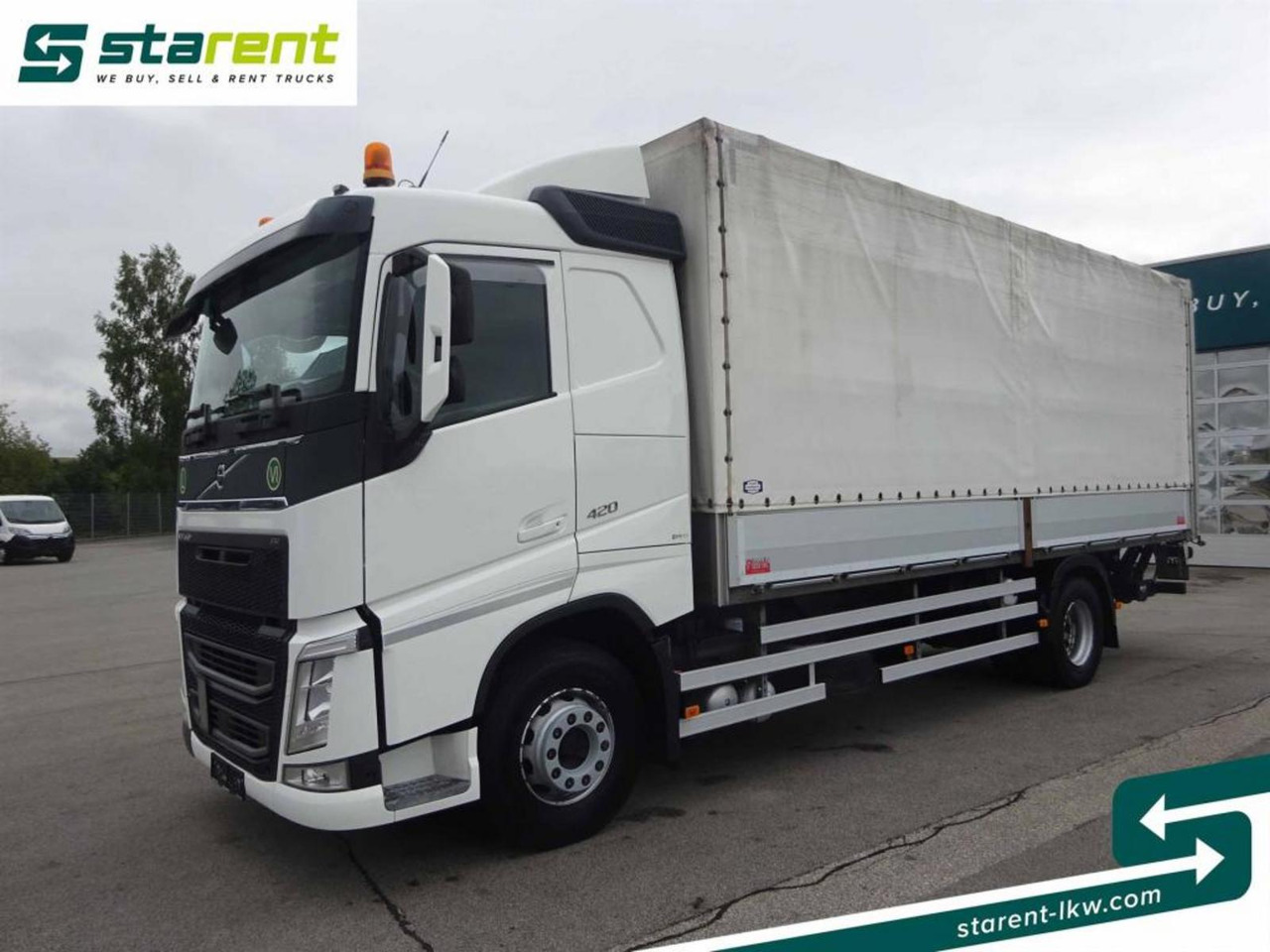 Volvo FH 420 Planenaufbau LBW 2000Kg Kamera Bett - Curtainsider truck: picture 1 Volvo FH 420 Planenaufbau LBW 2000Kg Kamera Bett - Curtainsider truck: picture 1