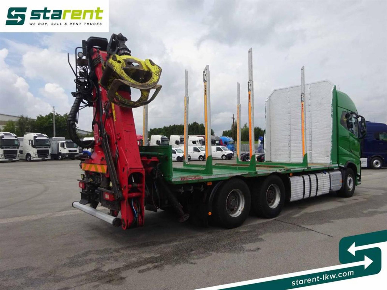 Volvo FH16 550 6x4 Holzaufbau mit Kran (Loglift 145Z) - Log truck: picture 5 Volvo FH16 550 6x4 Holzaufbau mit Kran (Loglift 145Z) - Log truck: picture 5