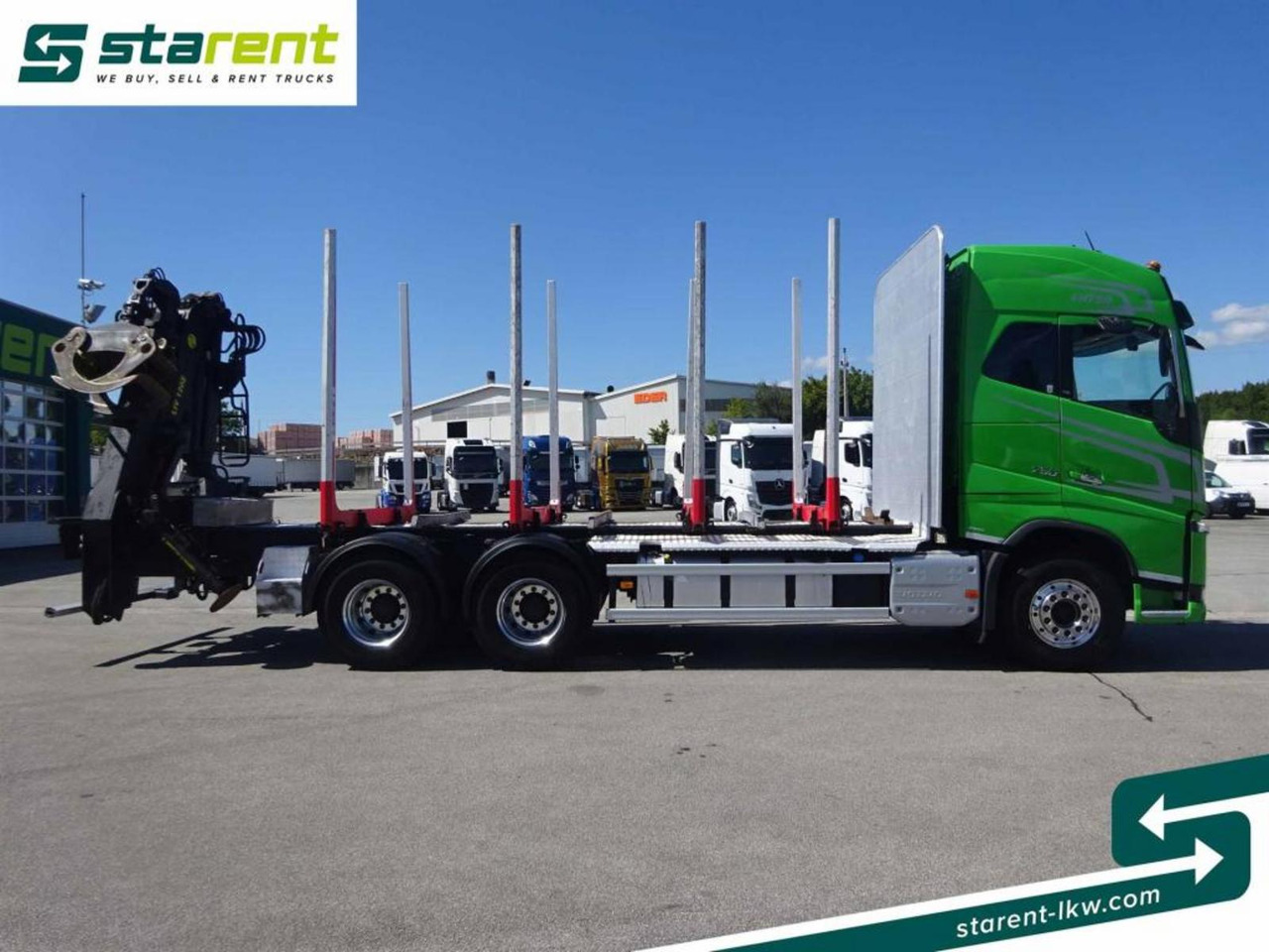 Volvo FH16 750 6x4 Holzaufbau mit Kran (Tajfun LIV120Z) - Log truck: picture 4 Volvo FH16 750 6x4 Holzaufbau mit Kran (Tajfun LIV120Z) - Log truck: picture 4