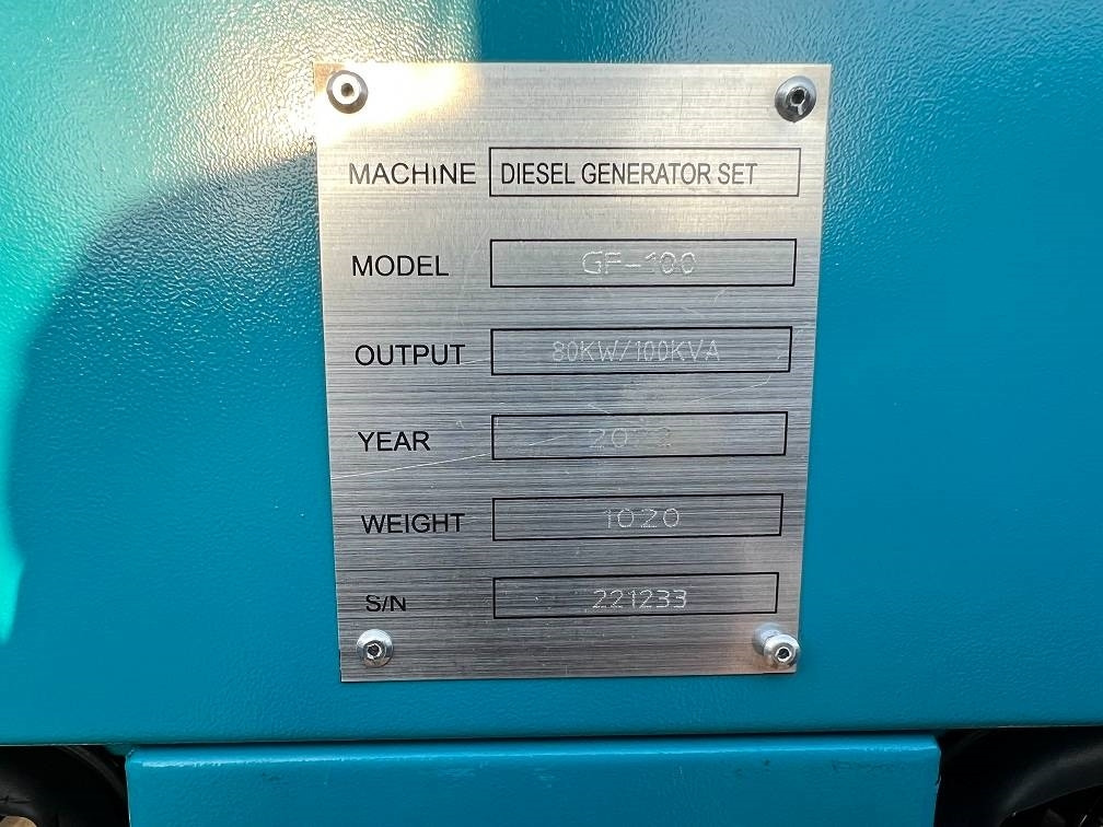New Generator set Ricardo 100KVA (80KW) SILENT GENERATOR 3 PHASE 50HZ 400V: picture 10