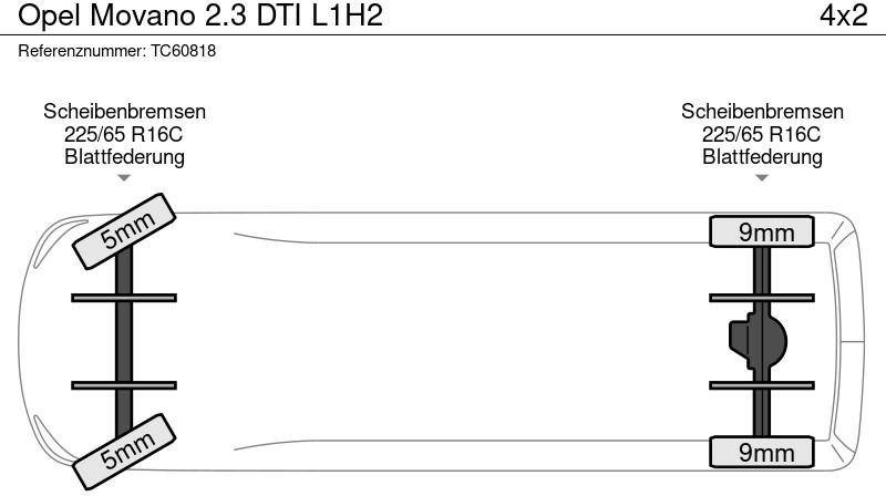 Opel Movano 2.3 DTI L1H2 - Small van: picture 5 Opel Movano 2.3 DTI L1H2 - Small van: picture 5