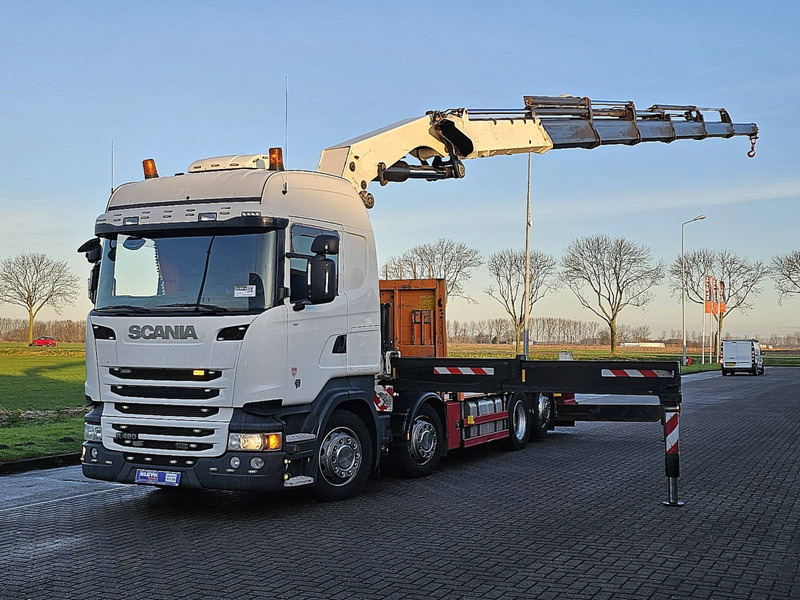 Scania R490 8x2*6 HMF6020 K6 - Dropside/ Flatbed truck, Crane truck: picture 2 Scania R490 8x2*6 HMF6020 K6 - Dropside/ Flatbed truck, Crane truck: picture 2