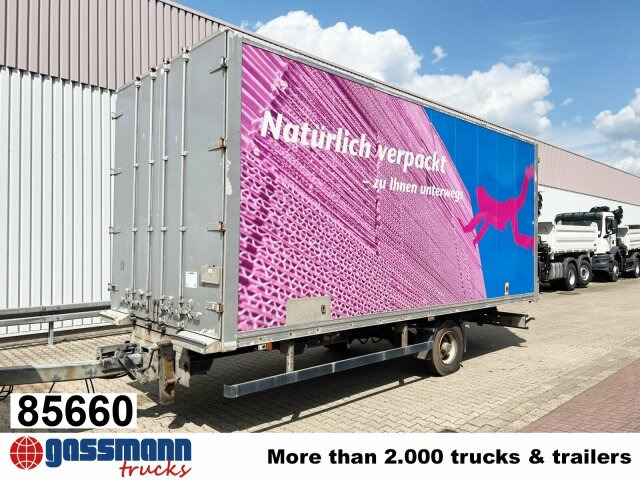 Ackermann Ackermann, Z-LA-F 6.5/5.2 E, durchladbar, 42 cbm - Closed box trailer: picture 1 Ackermann Ackermann, Z-LA-F 6.5/5.2 E, durchladbar, 42 cbm - Closed box trailer: picture 1