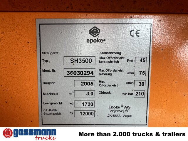 Aufsatzsalzstreuer SH3500 ca. 3m³ - Sand/ Salt spreader: picture 2 Aufsatzsalzstreuer SH3500 ca. 3m³ - Sand/ Salt spreader: picture 2