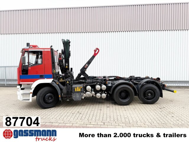 Iveco EuroTech 240E38 6x2-4, Lift-/Lenkachse, - Hook lift truck, Crane truck: picture 1 Iveco EuroTech 240E38 6x2-4, Lift-/Lenkachse, - Hook lift truck, Crane truck: picture 1