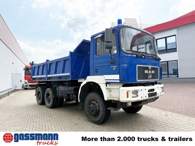 Tipper MAN 27.403 6x6 BB, EX-THW: picture 10