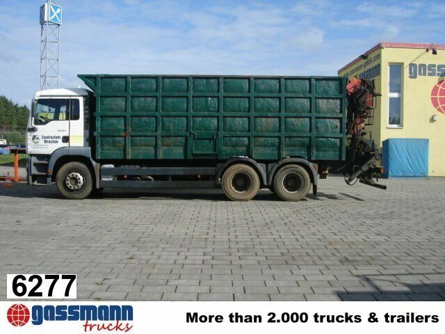 MAN TGA 26.413 BB 6x4 Kran Heckkran Jonsered 1020 - Log truck, Crane truck: picture 1 MAN TGA 26.413 BB 6x4 Kran Heckkran Jonsered 1020 - Log truck, Crane truck: picture 1
