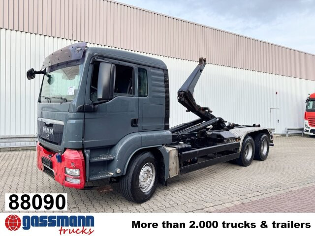 MAN TGS 26.440 6x4 BB, Meiller Schub-Knick - Hook lift truck: picture 1 MAN TGS 26.440 6x4 BB, Meiller Schub-Knick - Hook lift truck: picture 1
