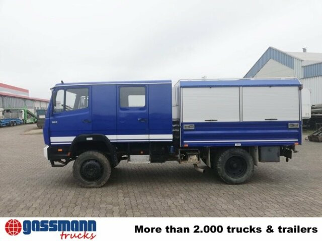 Dropside/ Flatbed truck Mercedes-Benz 917 AF 4x4 Doka: picture 7