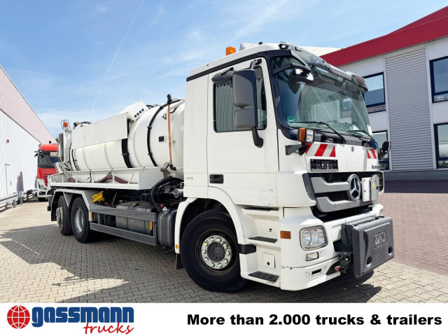 Road sweeper Mercedes-Benz Actros 2541 L 6x2, Müller Saug-/Spülwagen ca.: picture 10