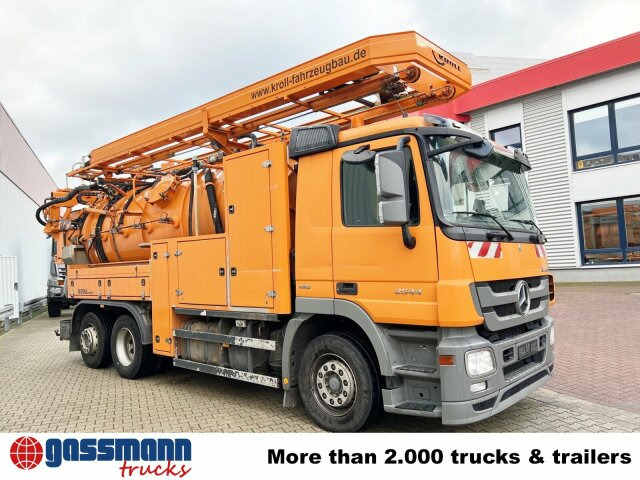 Road sweeper Mercedes-Benz Actros 2544 L 6x2, Lenkachse, Kroll: picture 9 Road sweeper Mercedes-Benz Actros 2544 L 6x2, Lenkachse, Kroll: picture 9