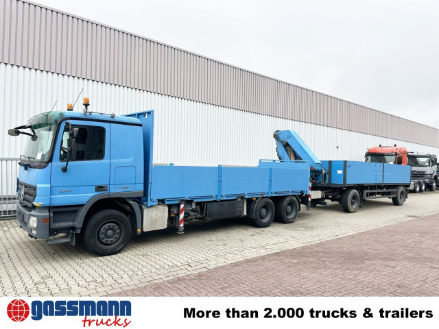 Mercedes-Benz Actros 2741 L 6x4, Twist-Lock ausz. auf 3m, - Dropside/ Flatbed truck, Crane truck: picture 5 Mercedes-Benz Actros 2741 L 6x4, Twist-Lock ausz. auf 3m, - Dropside/ Flatbed truck, Crane truck: picture 5