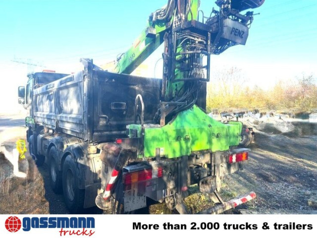 Mercedes-Benz Actros 3341 K 6x4, Bormatik links, Heckkran Penz - Tipper, Crane truck: picture 3 Mercedes-Benz Actros 3341 K 6x4, Bormatik links, Heckkran Penz - Tipper, Crane truck: picture 3