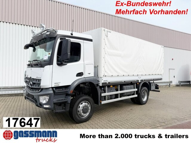 Mercedes-Benz Arocs 1827/30 A 4x4, Ex-Bundeswehr! - Dropside/ Flatbed truck: picture 1 Mercedes-Benz Arocs 1827/30 A 4x4, Ex-Bundeswehr! - Dropside/ Flatbed truck: picture 1