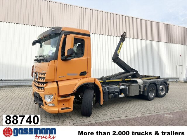 Mercedes-Benz Arocs 2552 L 6x2, Lenk-/Liftachse - Hook lift truck: picture 1 Mercedes-Benz Arocs 2552 L 6x2, Lenk-/Liftachse - Hook lift truck: picture 1