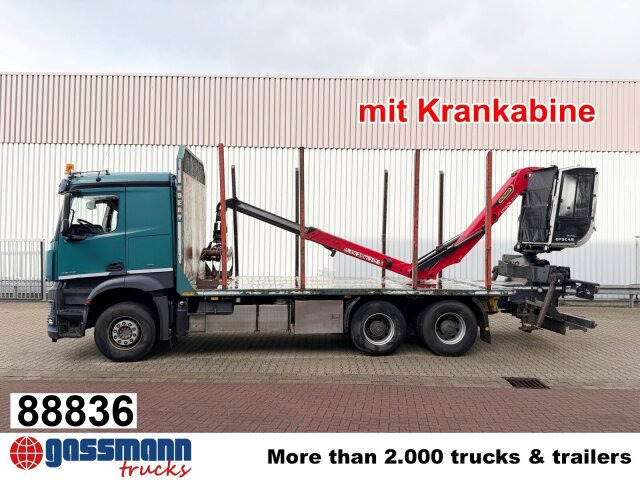 Mercedes-Benz Arocs 2648 6x4 mit Heckkran Epsilon M12Z83, - Log truck, Crane truck: picture 1 Mercedes-Benz Arocs 2648 6x4 mit Heckkran Epsilon M12Z83, - Log truck, Crane truck: picture 1