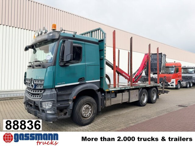 Mercedes-Benz Arocs 2648 6x4 mit Heckkran Epsilon M12Z83, - Log truck, Crane truck: picture 1 Mercedes-Benz Arocs 2648 6x4 mit Heckkran Epsilon M12Z83, - Log truck, Crane truck: picture 1