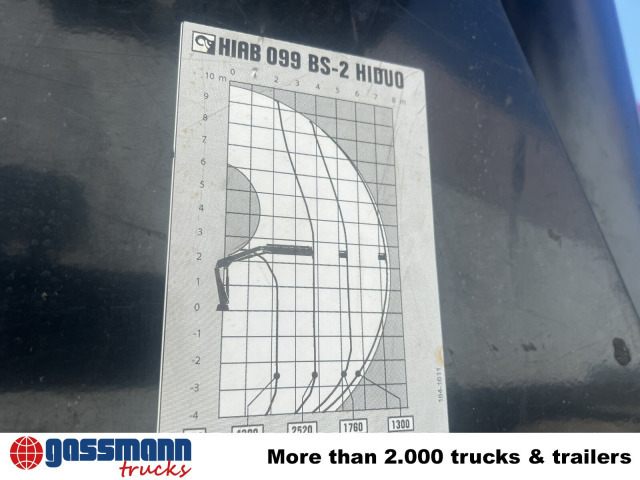 Mercedes-Benz Atego 1624/27 4x2, Heckkran Hiab 099 BS-2 HiDuo, - Tipper, Crane truck: picture 2 Mercedes-Benz Atego 1624/27 4x2, Heckkran Hiab 099 BS-2 HiDuo, - Tipper, Crane truck: picture 2