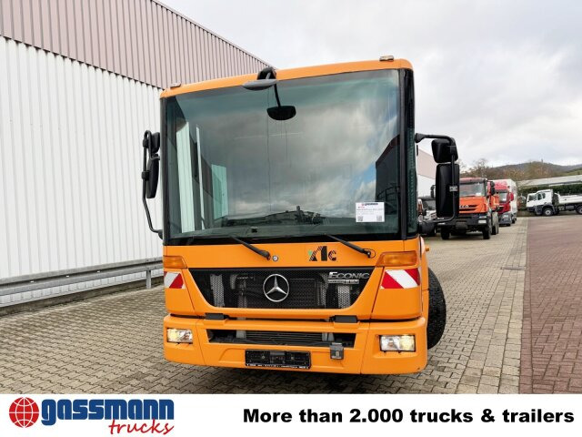 Garbage truck for transportation of garbage Mercedes-Benz Econic 2633 LL 6x2/4 NLA, EEV, Lenkachse, Haller: picture 8
