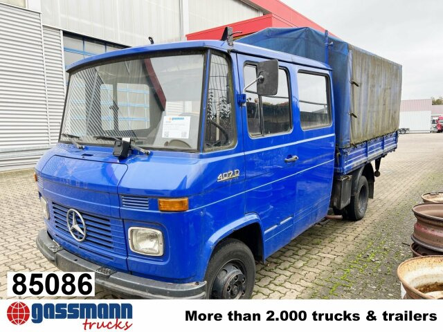 Mercedes-Benz L 407 D 4x2 Doka, Ex-THW - Dropside/ Flatbed truck: picture 1 Mercedes-Benz L 407 D 4x2 Doka, Ex-THW - Dropside/ Flatbed truck: picture 1