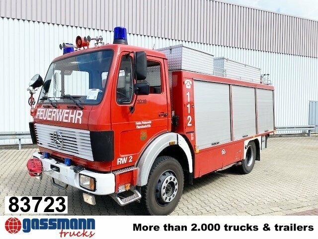 Mercedes-Benz NG 1019 AF 4x4, Rüstwagen RW-2, Seilwinde - Fire truck: picture 1 Mercedes-Benz NG 1019 AF 4x4, Rüstwagen RW-2, Seilwinde - Fire truck: picture 1