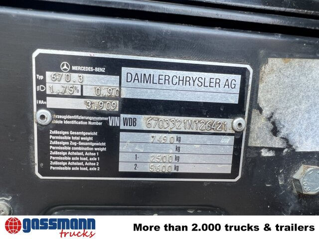 Mercedes-Benz Vario 816 D 4x2 Doka, 2x AHK, Meiller Kipper - Tipper: picture 5 Mercedes-Benz Vario 816 D 4x2 Doka, 2x AHK, Meiller Kipper - Tipper: picture 5