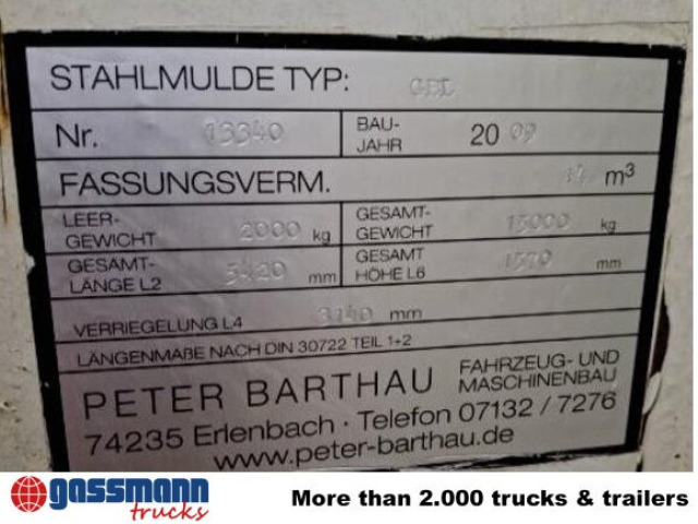 Abrollcontainer 19 cbm, Flügeltüren - Truck: picture 2 Abrollcontainer 19 cbm, Flügeltüren - Truck: picture 2