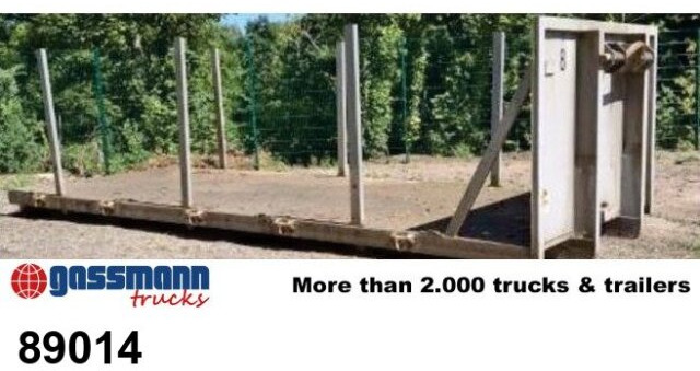 Abrollcontainer Plattform mit Rungen - Truck: picture 1 Abrollcontainer Plattform mit Rungen - Truck: picture 1