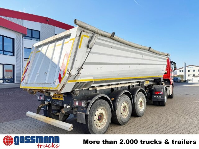 Tipper semi-trailer Wielton NW-3, Liftachse, Stahlmulde ca. 26m³: picture 6