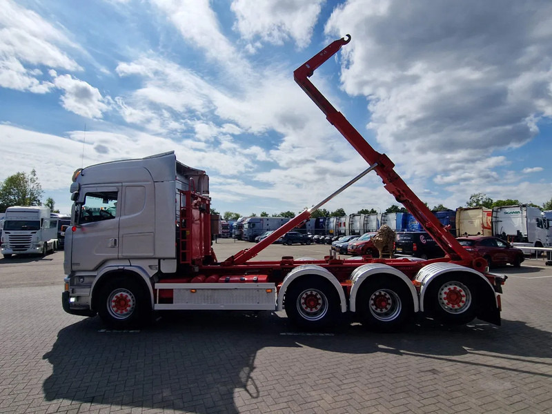 Hook lift truck Scania R490 8x4*4 - HIAB XR24SL58 24T hooklift - Euro 6 - Full air - Steering axle: picture 6