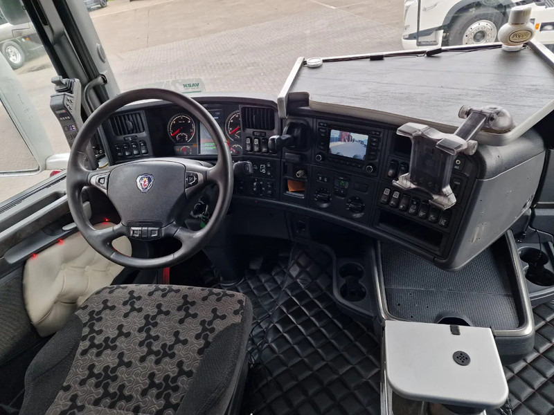 Hook lift truck Scania R490 8x4*4 - HIAB XR24SL58 24T hooklift - Euro 6 - Full air - Steering axle: picture 12