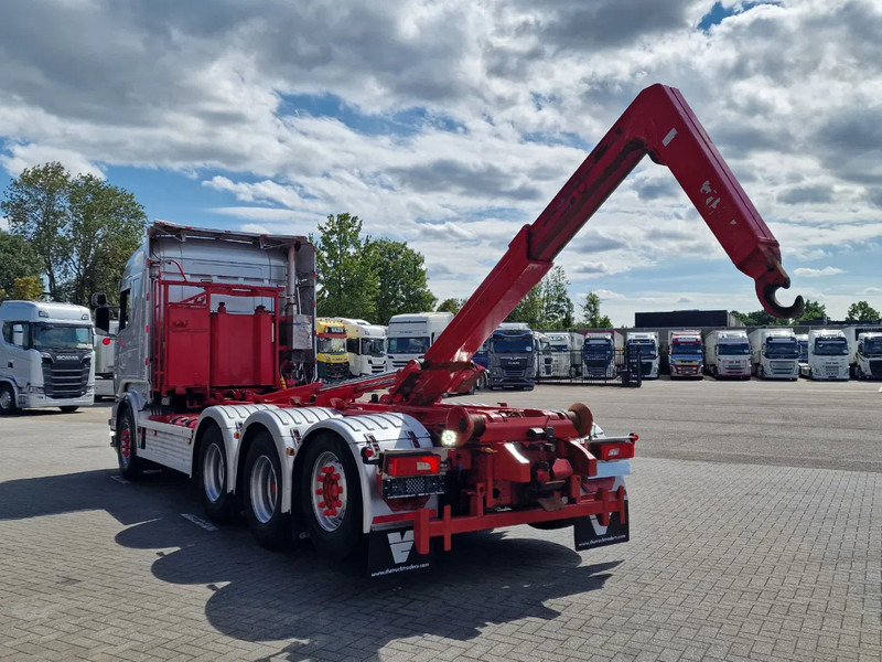Hook lift truck Scania R490 8x4*4 - HIAB XR24SL58 24T hooklift - Euro 6 - Full air - Steering axle: picture 8