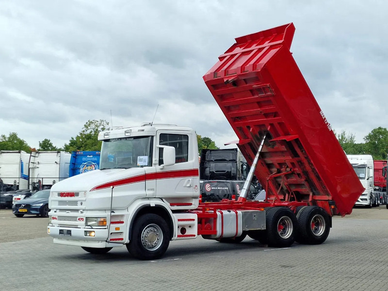 Scania T124-470 6x2 - Tipper - Manual gearbox - Full steel - Robson Drive - New Engine - Torpedo/Hauber - Tipper: picture 4 Scania T124-470 6x2 - Tipper - Manual gearbox - Full steel - Robson Drive - New Engine - Torpedo/Hauber - Tipper: picture 4