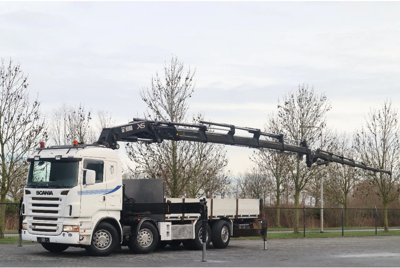 Scania R580 V8 | 8X2*6 | HIAB 422E-5 | JIB | MANUAL | RETARDER | EURO 3 - Crane truck: picture 1 Scania R580 V8 | 8X2*6 | HIAB 422E-5 | JIB | MANUAL | RETARDER | EURO 3 - Crane truck: picture 1