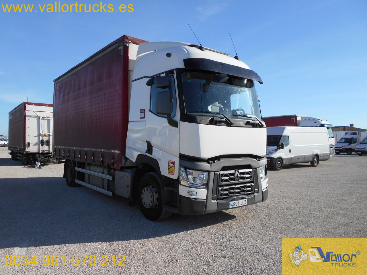 RENAULT T460 - Curtainsider truck: picture 4 RENAULT T460 - Curtainsider truck: picture 4