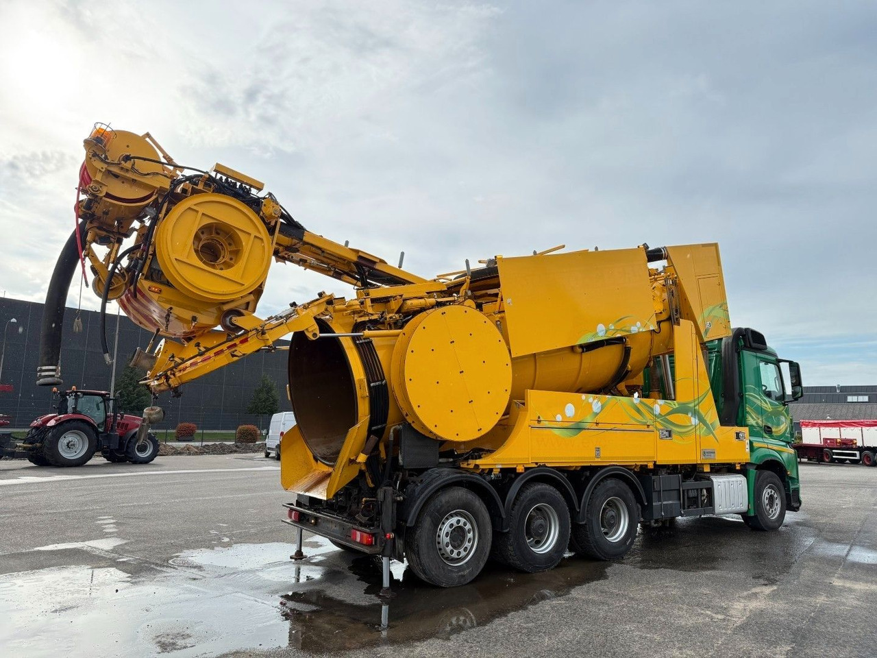 Vacuum truck Mercedes-Benz 3258 RHD 8x4-4 Wiedemann Super 1000 Recycler: picture 8
