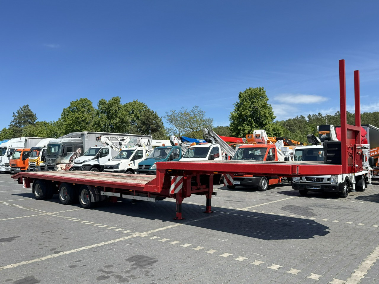 Blumhardt Niskopodwozie SAL 40.24 3-Osie BPW Tylna Skrętna - Low loader semi-trailer: picture 1 Blumhardt Niskopodwozie SAL 40.24 3-Osie BPW Tylna Skrętna - Low loader semi-trailer: picture 1