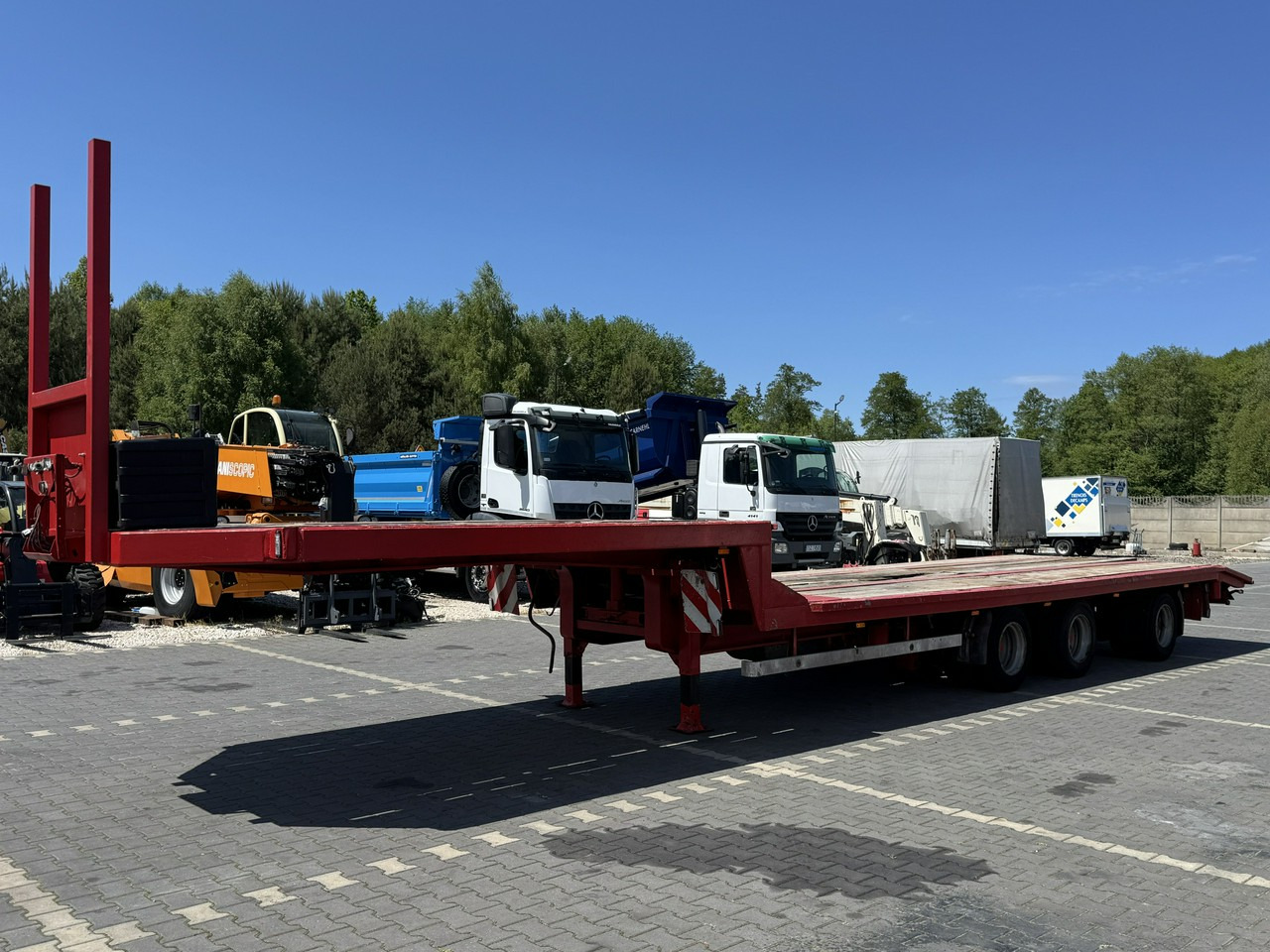 Blumhardt Niskopodwozie SAL 40.24 3-Osie BPW Tylna Skrętna - Low loader semi-trailer: picture 2 Blumhardt Niskopodwozie SAL 40.24 3-Osie BPW Tylna Skrętna - Low loader semi-trailer: picture 2